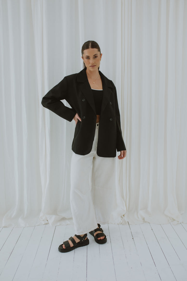 Bobbi Oversized Blazer Black