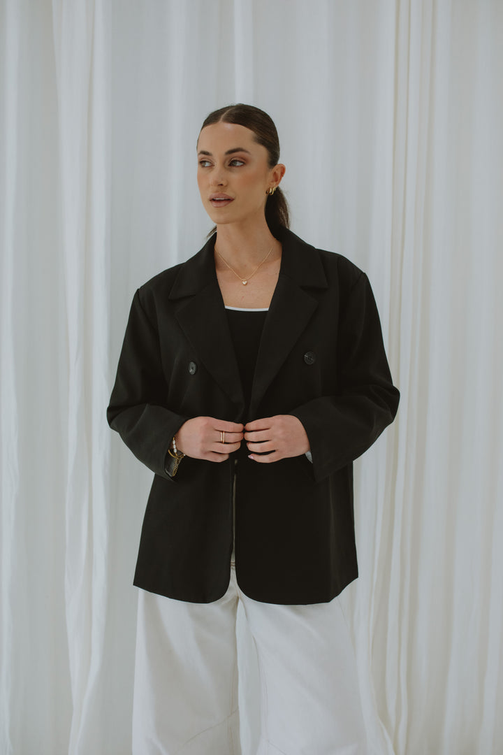 Bobbi Oversized Blazer Black